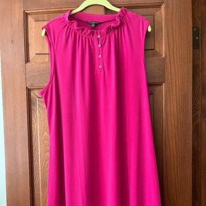 Adrianna Papell Sleeveless Swing Dress - Pink - NWT - XL